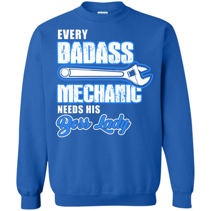 Every Badass Mechanic Needs His Boss Lady Shirt Royal