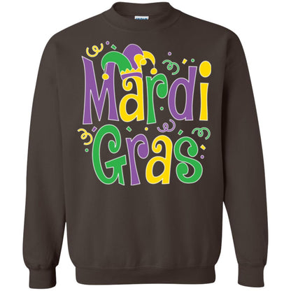 Mardi Gras T-shirt Mardi Gras Party T-shirt Dark Chocolate