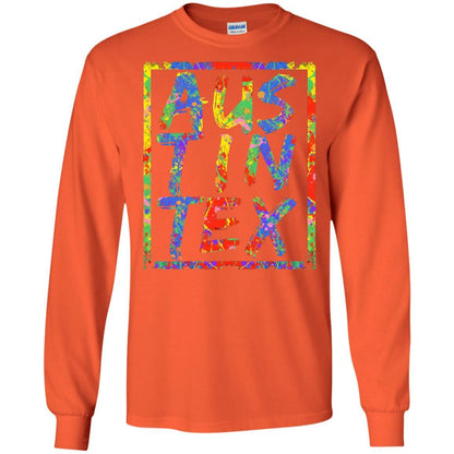 Austin Texas T-shirt Orange