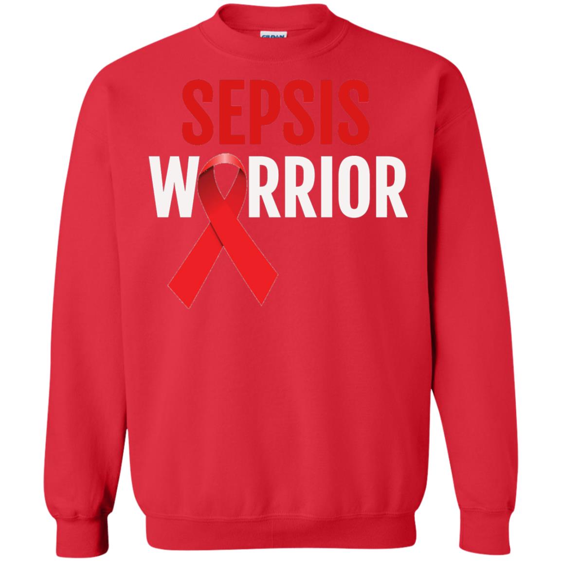 Sepsis Warrior Awareness Faith T-shirt Red