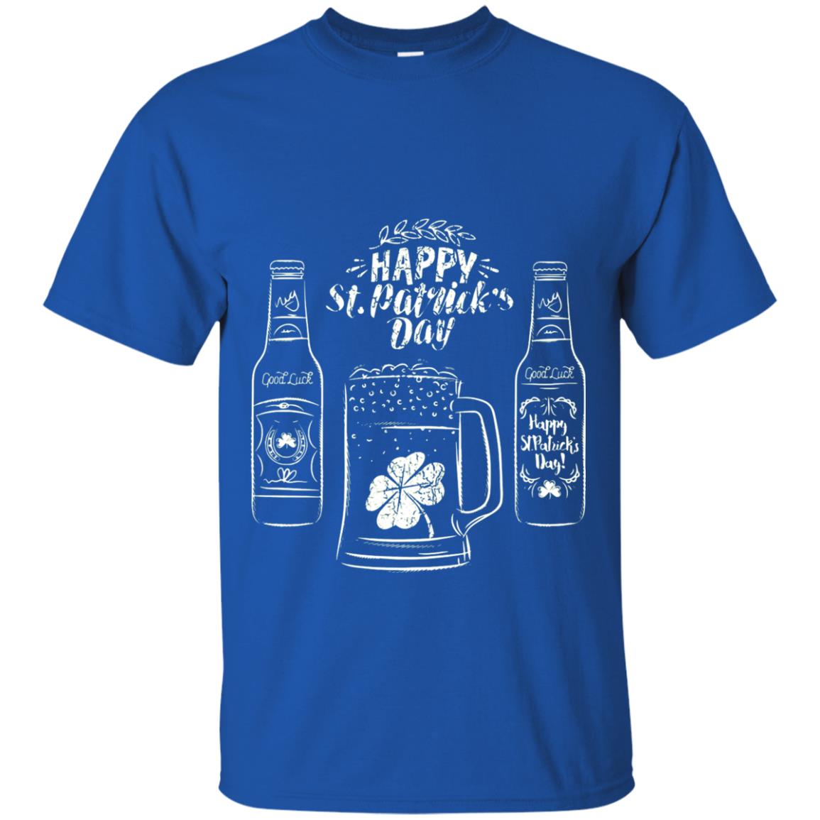 Happy St. Patrick_s Day Drinking Beer St Patrick_s Day T-shirt Royal