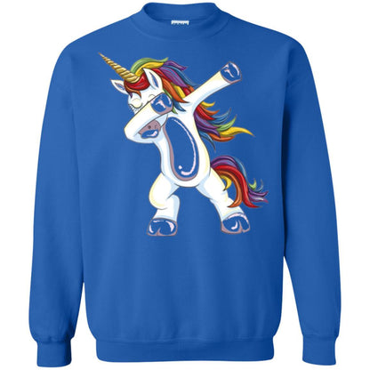 Funny Unicorn T-shirt Dabbing Unicorn T-shirt Royal
