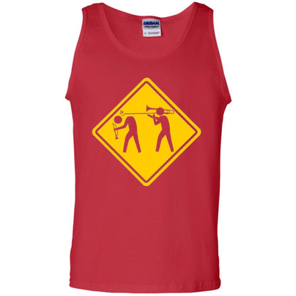 Funny Trombonist T-shirt Red