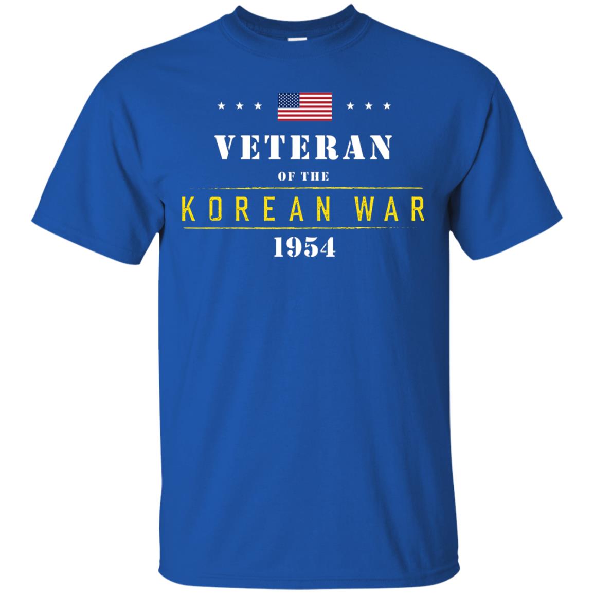 Veteran Of The Korean War 1954 T-shirt Royal