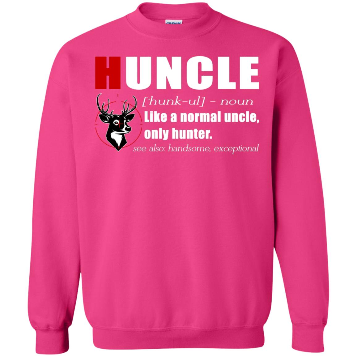 Huncle Definition Like A Normal Uncle Only Hunter Hunting Uncle Gift Shirt For Mens Heliconia