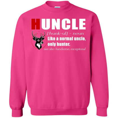 Huncle Definition Like A Normal Uncle Only Hunter Hunting Uncle Gift Shirt For Mens Heliconia