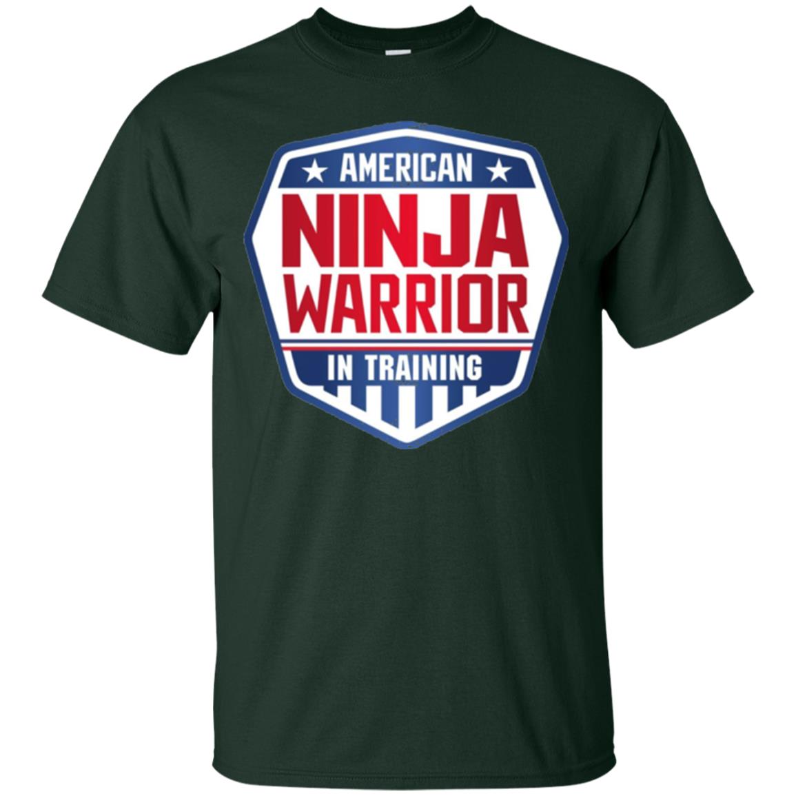 American Ninja Warrior In Training T-shirt Forest Green