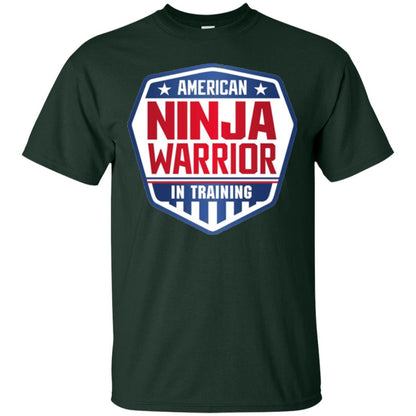 American Ninja Warrior In Training T-shirt Forest Green