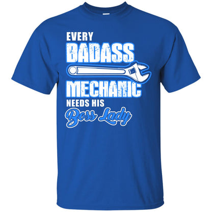 Every Badass Mechanic Needs His Boss Lady Shirt Royal