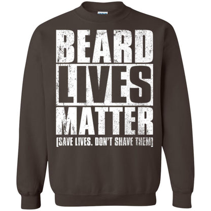 Beared Men T-shirt Beared Lives Matter Dark Chocolate