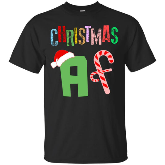 Chrismas Af X-mas Gift Shirt For Mens Or Womens Black