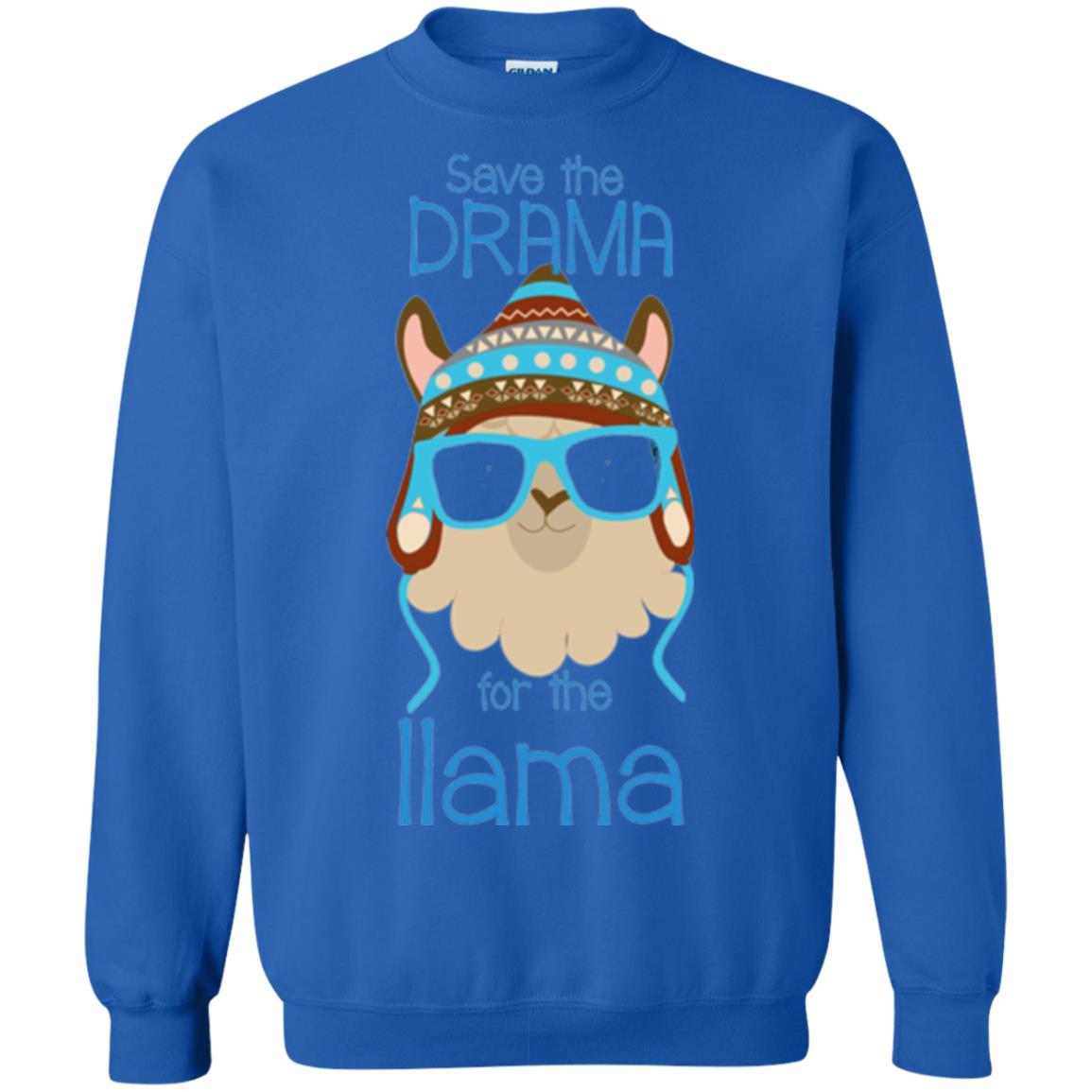 Llama Lovers T-shirt Save The Drama For The Llama Royal