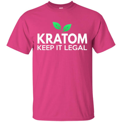 Kratom Keep It Legal T-shirt Heliconia