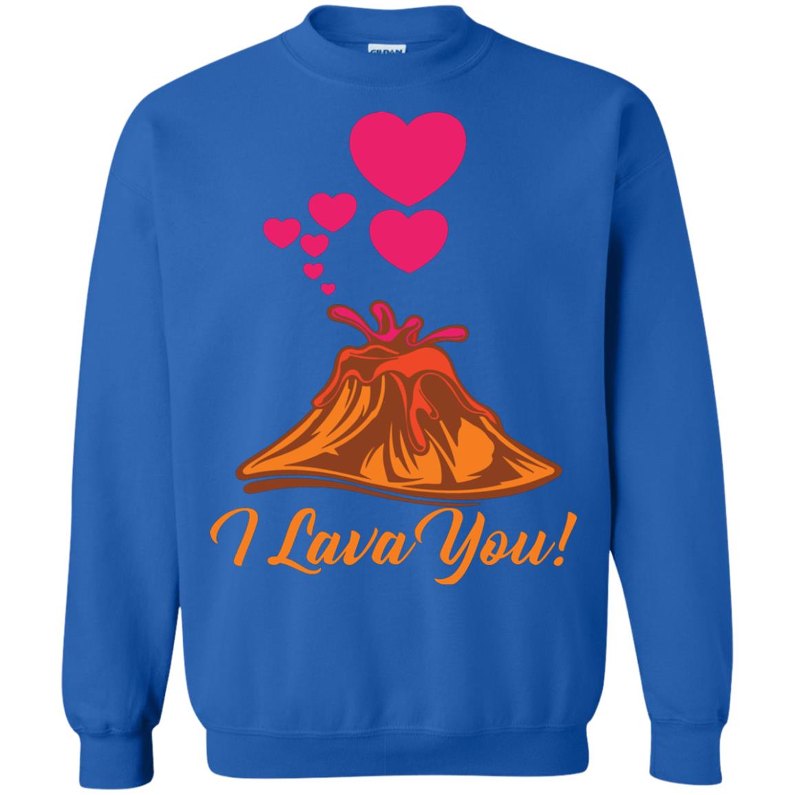 Valentines Day T-shirt I Lava You Royal