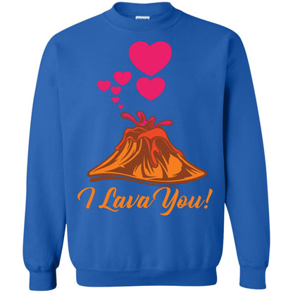 Valentines Day T-shirt I Lava You Royal