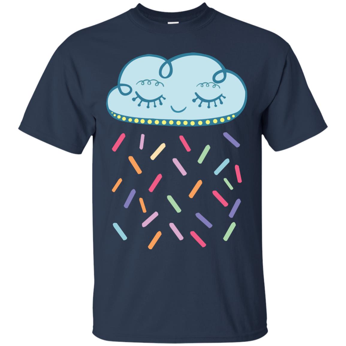 Raining Sprinkles Cloud Shirt Navy