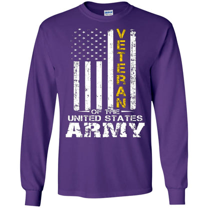 Veteran Of United States Us Army Premium Shirt Purple