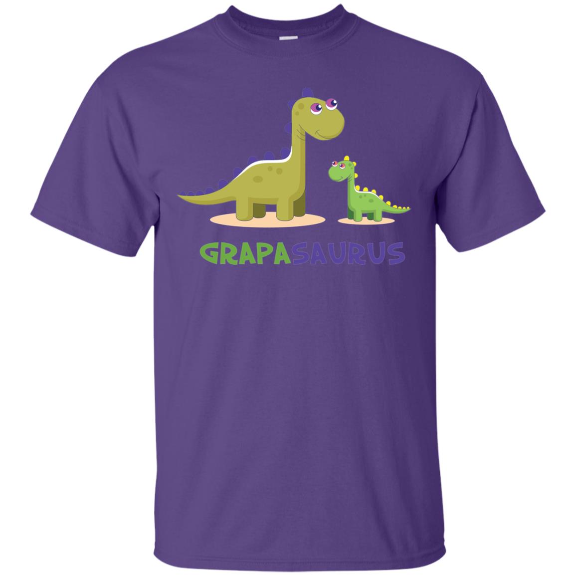 Grapasaurus Granddad Grandpa Shirt Purple