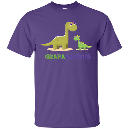 Grapasaurus Granddad Grandpa Shirt Purple