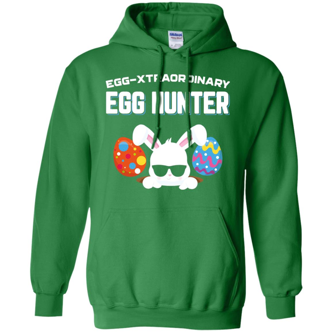 Egg-xtraordinary Egg Hunter Easter Shirt Irish Green