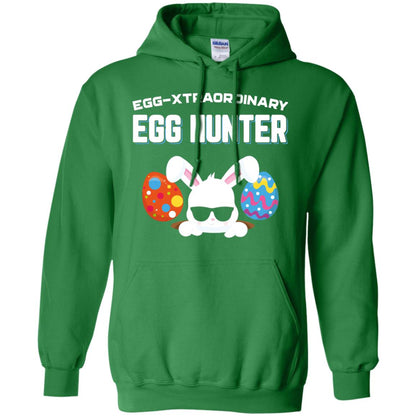Egg-xtraordinary Egg Hunter Easter Shirt Irish Green