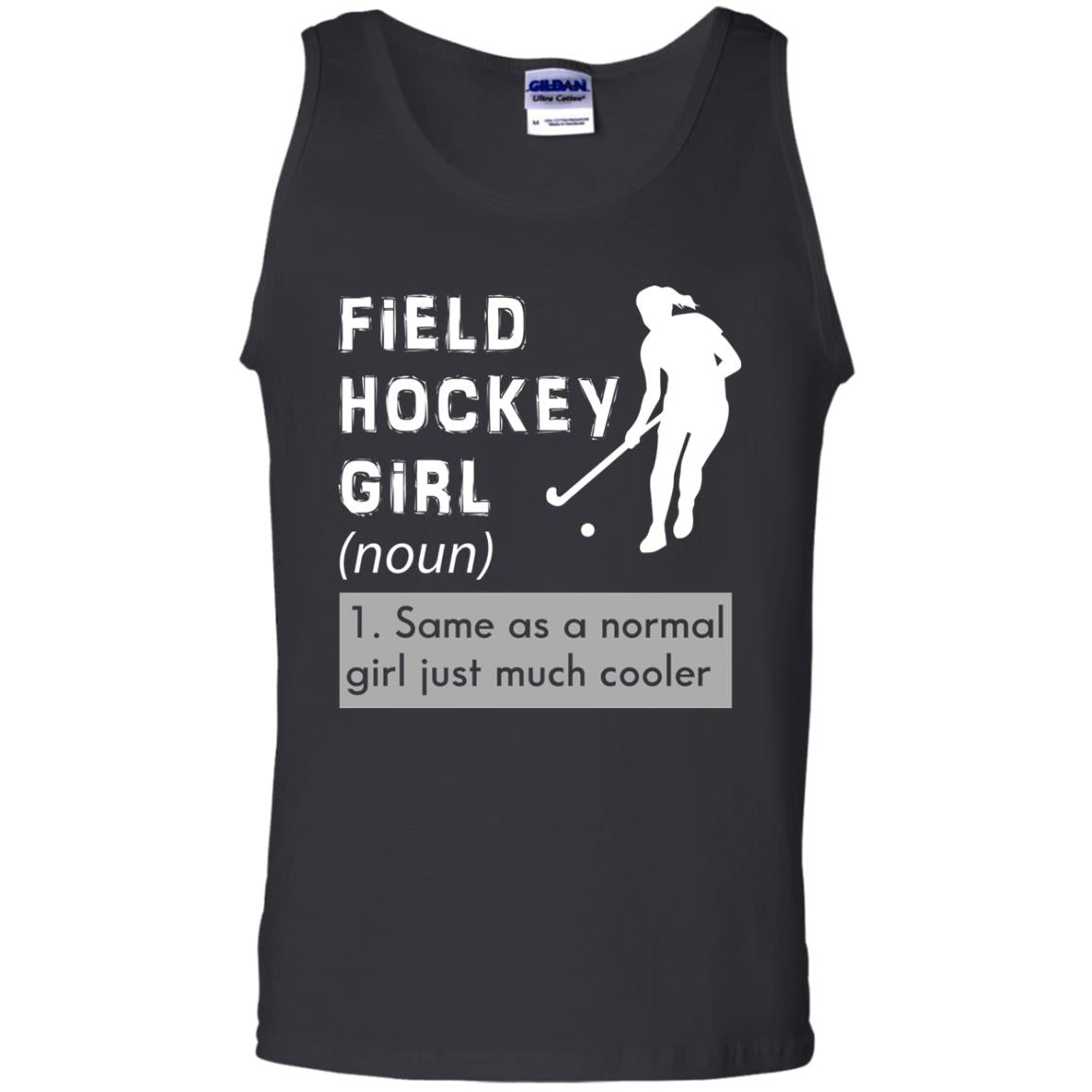 Field Hockey Girl Hockey Lover T-shirt Black