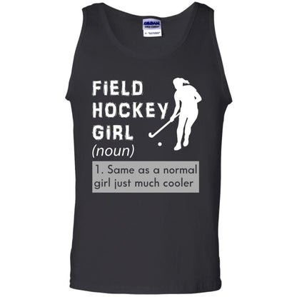 Field Hockey Girl Hockey Lover T-shirt Black