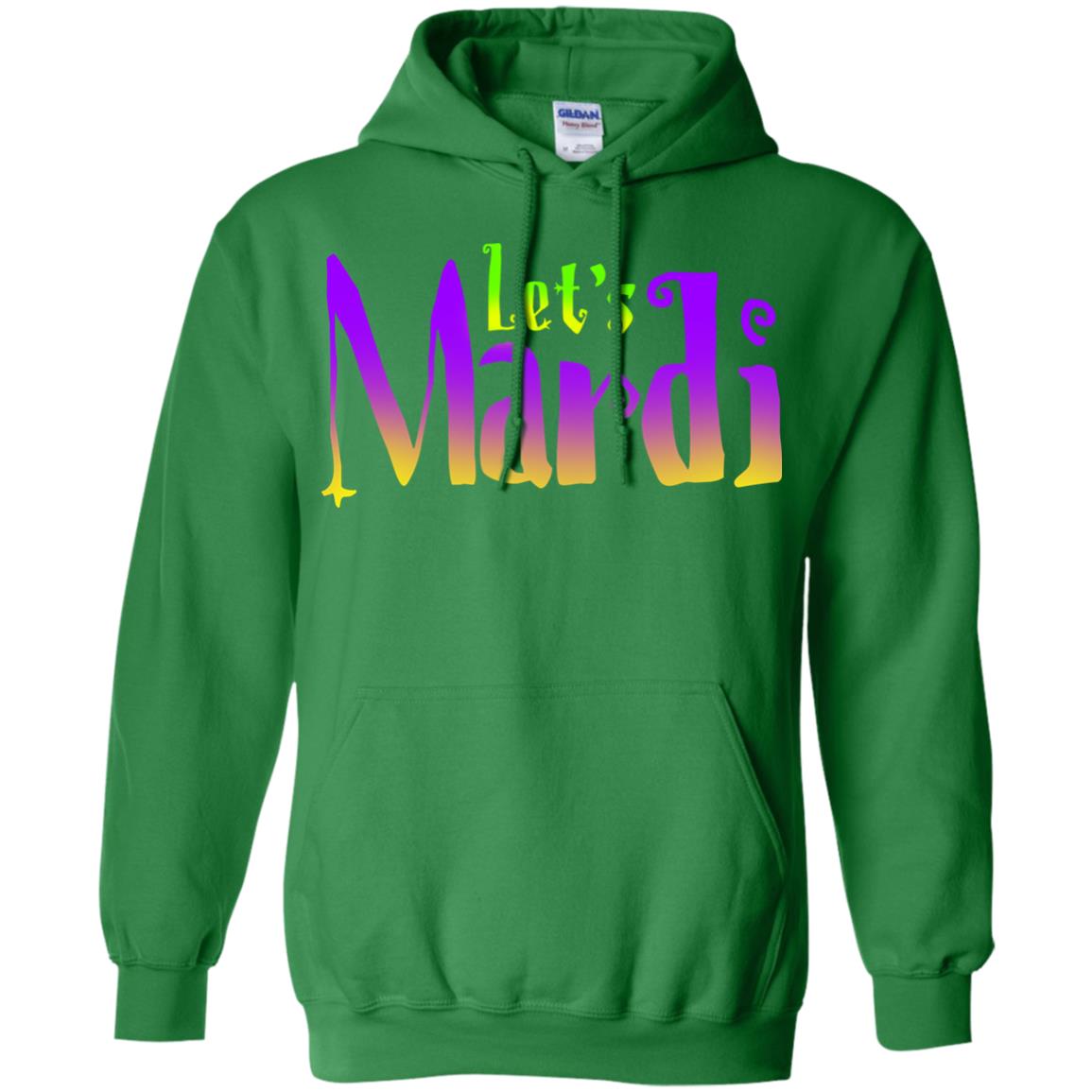 Mardi Gras T-shirt Let's Mardi Irish Green