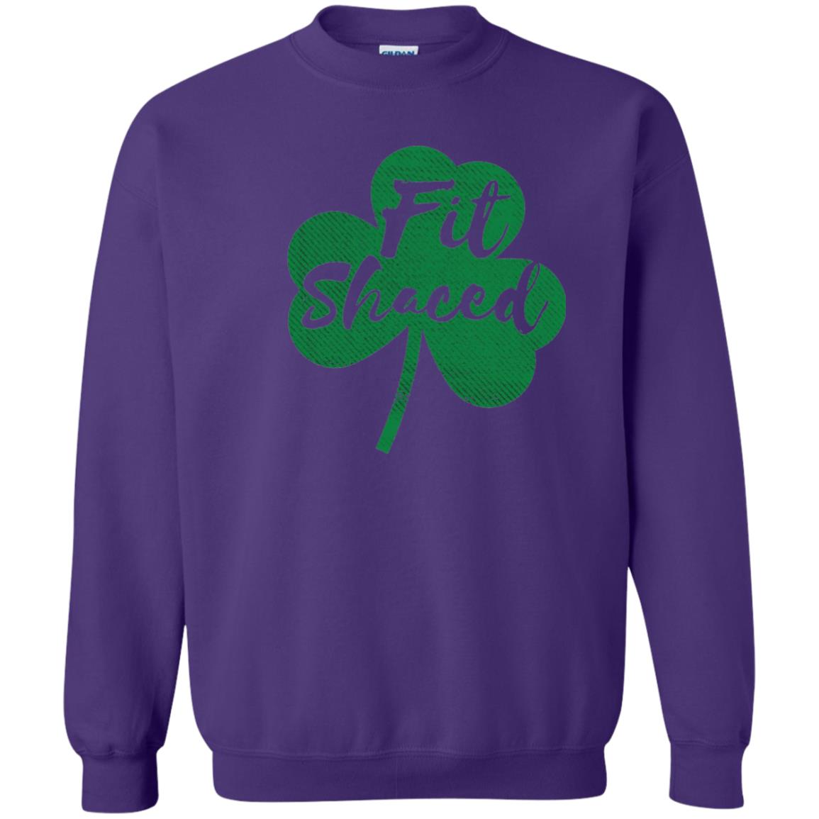 St Patricks Day T-shirt Drinking Fit Shaced Purple