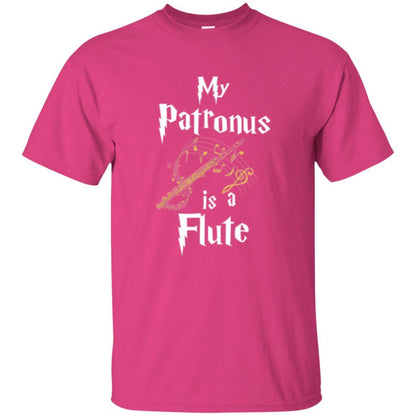 Musician T-shirt My Patronus Is A Flute Heliconia