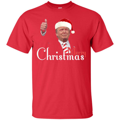 Trump Merry Christmas T-shirt Red
