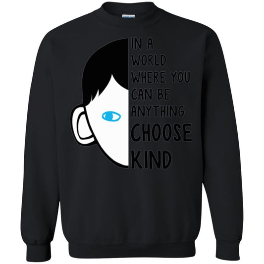 Anti Bullying T-shirt In A World Where You Can Be Anything Choose Kind Black