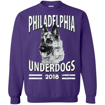 Dog Lover T-shirt Philadelphia Underdogs 2018 T-shirt Purple