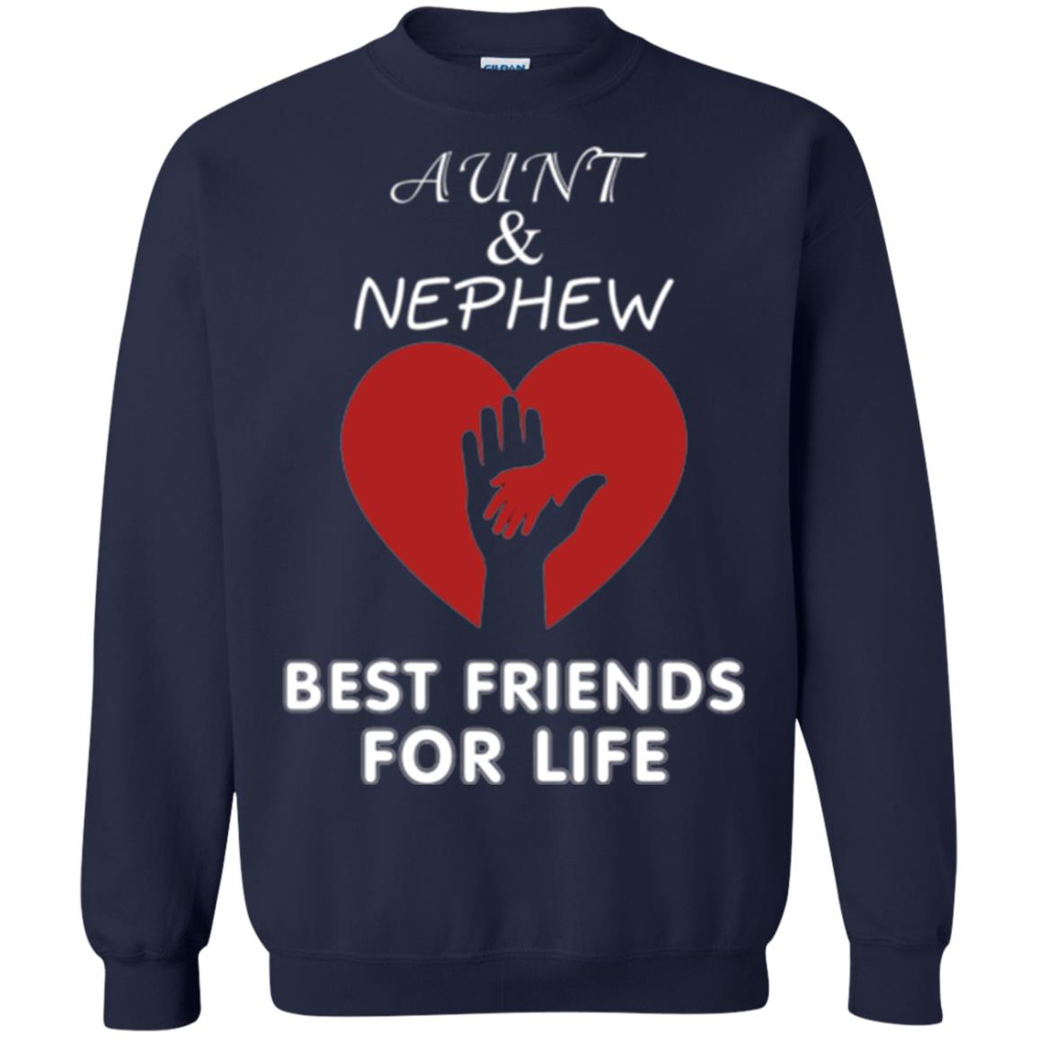 Family T-shirt Aunt And Nephew Best Friends For Life Navy
