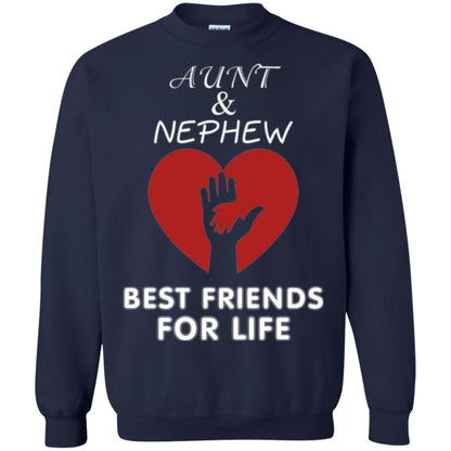 Family T-shirt Aunt And Nephew Best Friends For Life Navy