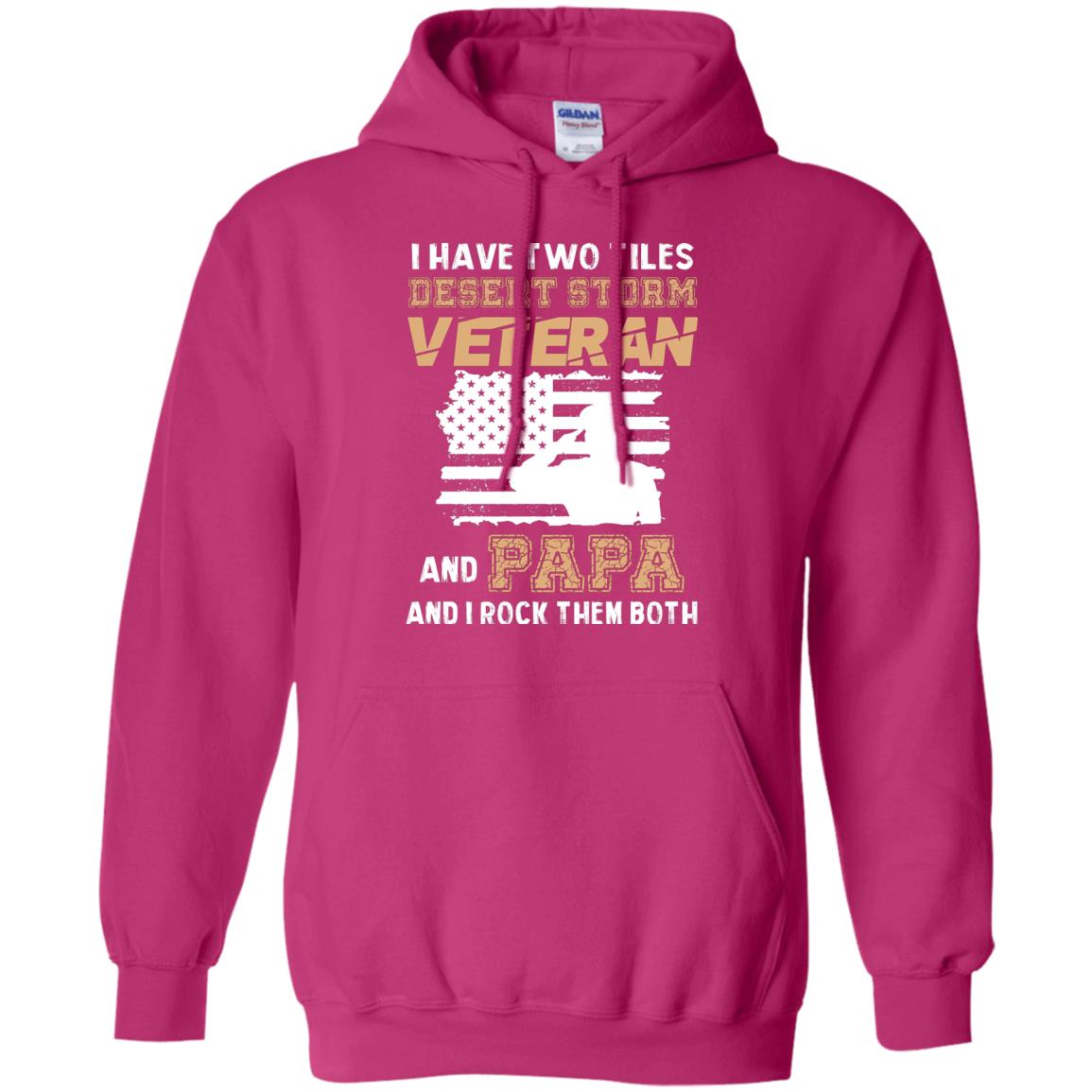 Veteran And Papa And I Rock Them Both Veteran Papa Shirt Heliconia