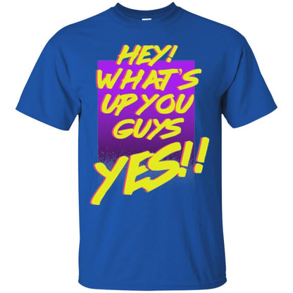 Shane Dawson T-shirt Hey What's Up You Guys Yes Royal