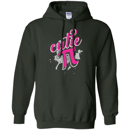 Cutie Pi Funny Math 3.14 Happy Pi Day T-shirt Forest Green
