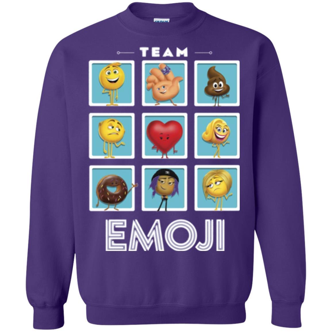 Film T-shirt Emoji Panels Graphic T-shirt Purple