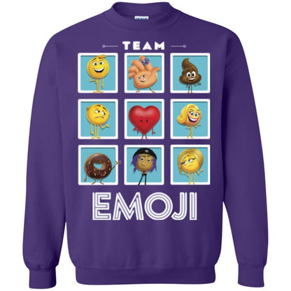 Film T-shirt Emoji Panels Graphic T-shirt Purple