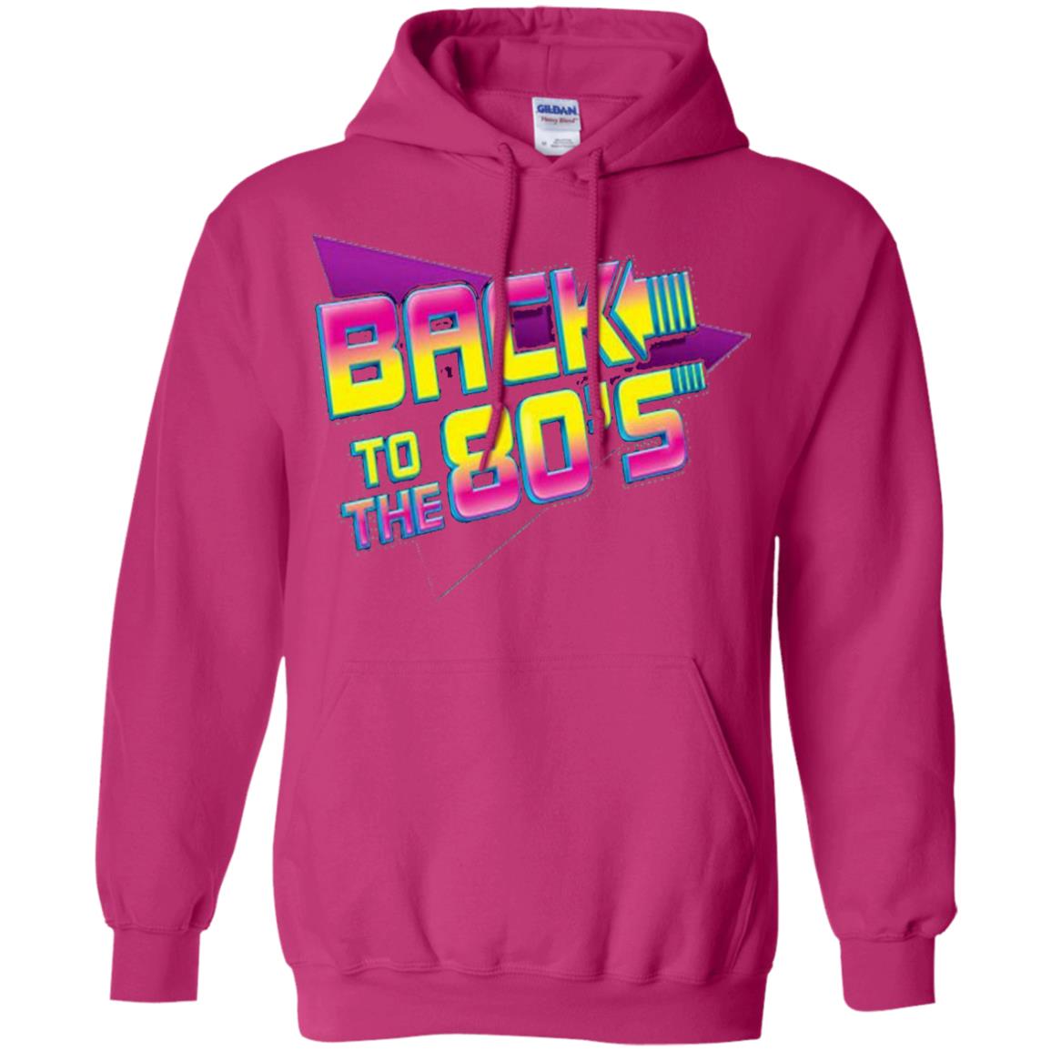 Back To The 80s Graphic Retro Novelty T-shirt Heliconia