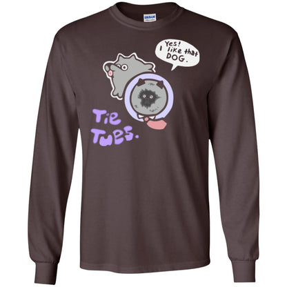 Yes I Like That Dog Tietuesday Dog Lover T-shirt Dark Chocolate