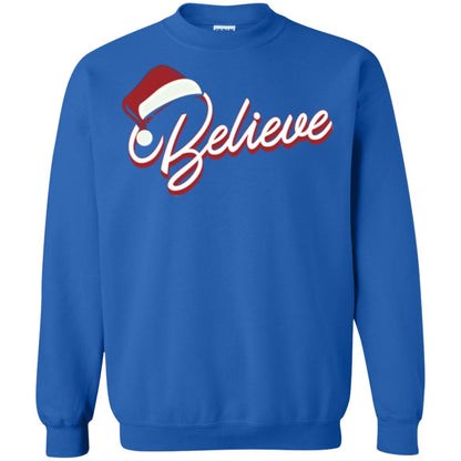 Christmas T-shirt Believe In Santa Claus Royal