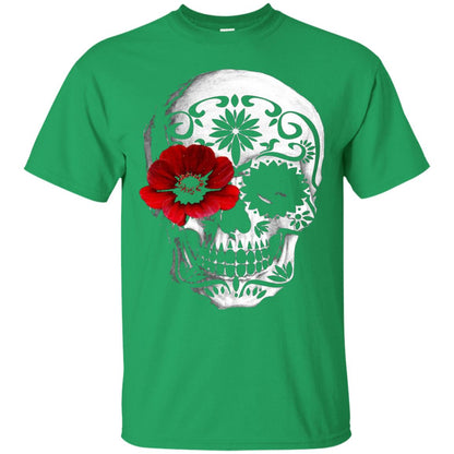 Day Of The Dead Sugar Skull Cinco De Mayo Shirt Irish Green