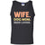 Wife Dog Mom Beer Lover Shirt For WifeG220 Gildan 100% Cotton Tank Top