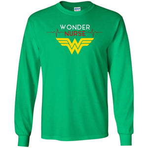 Wonder Nurse ShirtG240 Gildan LS Ultra Cotton T-Shirt