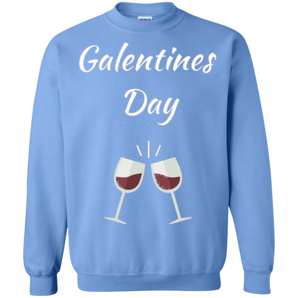 Valentines Alternative Galentines Day T-shirt Carolina Blue
