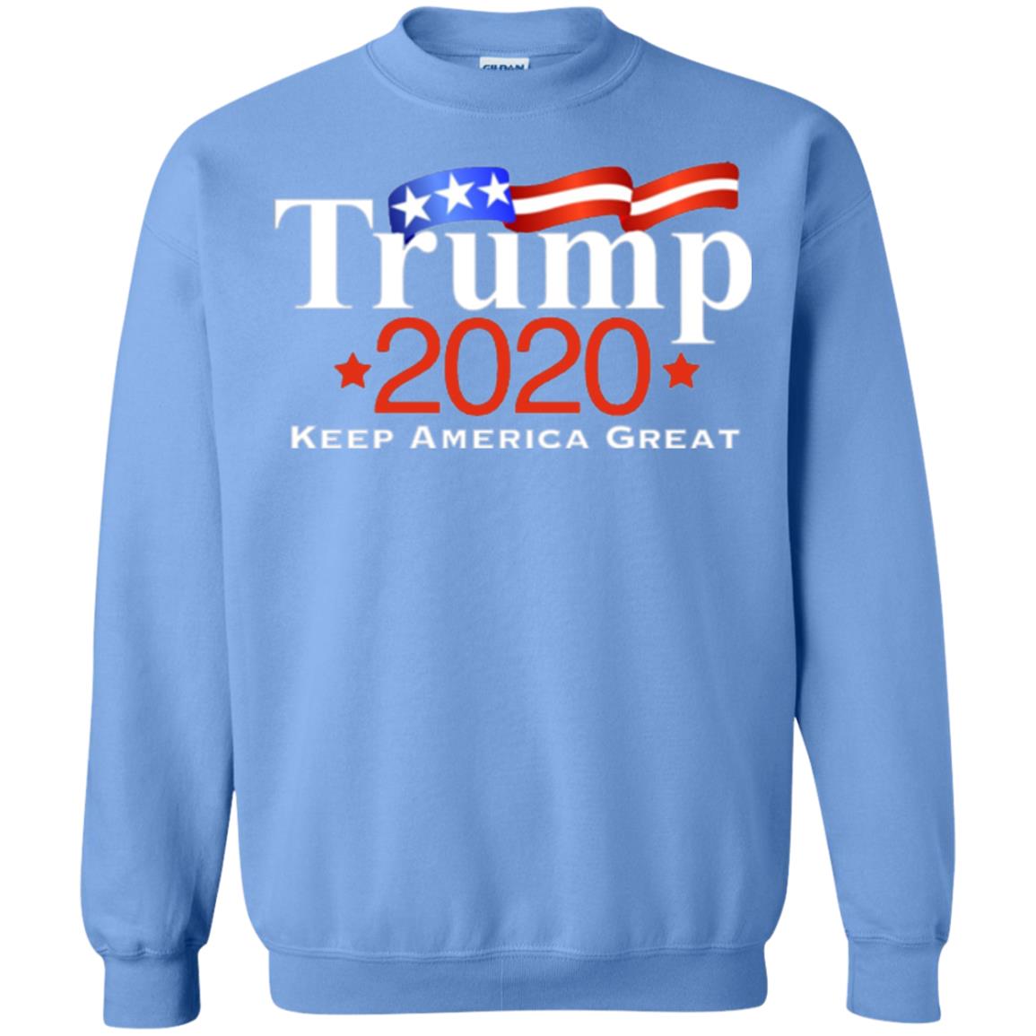Pro Trump 2020 Keep America Great T-shirt Carolina Blue
