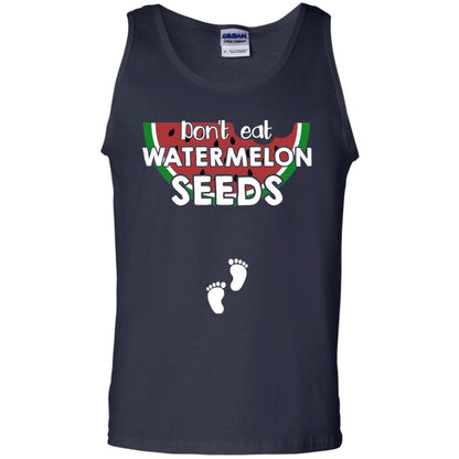 Don_t Eat Watermelon Seeds Pregnancy Announcement Shirt Navy