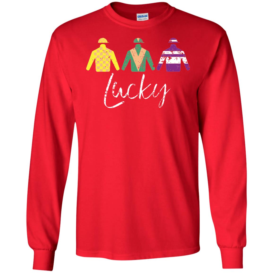 Derby Jockey Shirt Lucky Derby Apparel Derby Red